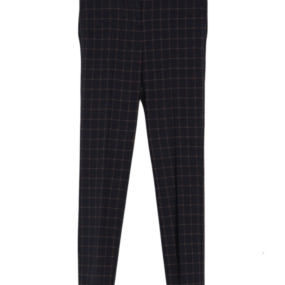 Amanda & Chelsea navy Checkered Straight Leg Pants